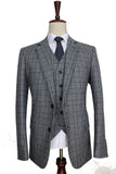 Grey Herringbone Tweed 3 Piece Suit