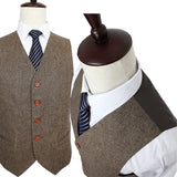 Classic Brown Tweed 3 Piece Suit