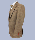 Retro Brown Tweed 3 Piece Suit